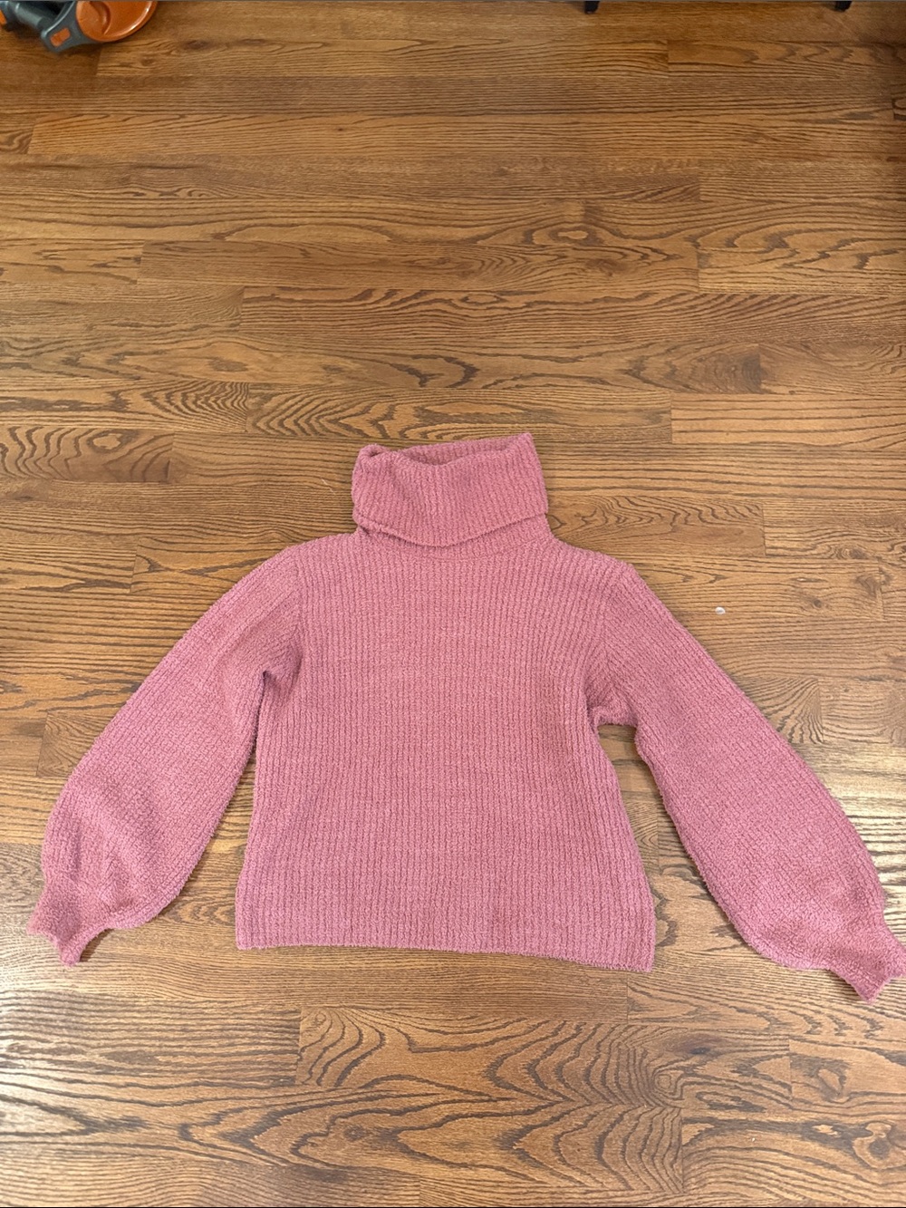 Cozy Dusty Rose Turtleneck Sweater